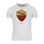 Nike Roma M NK Tee Evergreen Crest T-Shirt Homme, White, FR : 2XL (Taille Fabricant : 2XL)