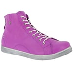 Andrea Conti Lacets pour Femme Basket, Violet, 36 EU