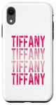 iPhone XR Tiffany First Name I Love Tiffany Vintage Groovy Birthday Case