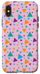 iPhone X/XS Colorful Triangle Pattern Case