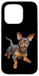 Coque pour iPhone 15 Pro MIN PIN Pinscher MinPin Chiot miniature