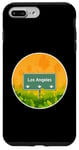 Coque pour iPhone 7 Plus/8 Plus Panneau d'autoroute de Los Angeles avec palmiers Culture historique LA