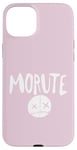 Coque pour iPhone 15 Plus Morute Esthétique Poupée effrayante + Adorable Horreur Goth Croix