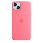 Apple iPhone 15 Plus Silicone Case with MagSafe - Pink ​​​​​​​