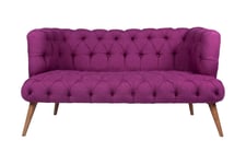 Monroew 2-seters Sofa - Lilla/Natur 2 seter sofa Lilla