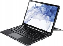 Dux Ducis Nettbrettetui Dux Ducis Dk Sammenleggbart Etui Med Trådløst Tastatur For Samsung Tab S8 (X700/X706)/S7 (T870/T875/T876b) Sort