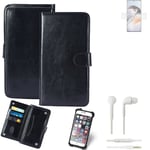 Case For OnePlus Ace 2 + Earphones Protective Flip Cover Folding Bag Book Cell P