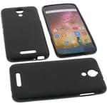 Bag For Archos 50 Power Phone Case Protection Cover TPU Rubber Case Black