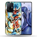 Coque pour Xiaomi 11T / 11T Pro Manga Dragon Ball Sangoku Blanc