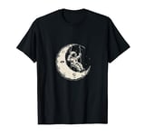 Man swinging on the moon design T-Shirt