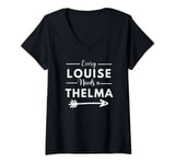 Womens Every Louise Needs A Thelma Matching Best Friends V-Neck T-Shirt