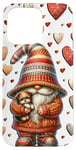 iPhone 15 Pro Max Cute Dog Accessories For Women Cute Love Hearts Dog Gnome Case