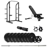 300 Half Rack Bumper Styrkepakke - 150 kg Masterfit