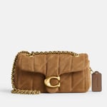 Coach Quilted Suede Tabby 20 Shoulder Bag