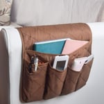 5 Fickor Förvaringspåsar Soffa Stol Fåtölj Caddy Multi fickor Organizer Hållare Påse Coffee