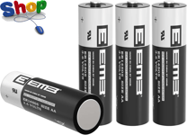 4X    ER14505  AA  3 . 6V  2700Mah  Lithium  Battery  Li - Socl₂  Non - Recharge