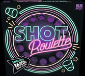 Shot Roulette - Jeu de Roulette à Boire - Roulette Russe pour Soirée Amusante - 16 Verres à Shot et 1 Bille - Idée Cadeau pour Anniversaire Adultes et Soirées Entre Amis - 2 à 8 Joueurs