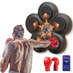 Elektronisk Boxningsmaskin med Musik, Bärbar Väggmonterad Bluetooth Musik Elektronisk Boxare (Boxningsmaskiner och Boxningshandskar) Adult Boxing Gloves