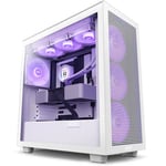 NZXT H7 Flow RGB Edition ATX Mid Tower Case - White CM-H71FW-R1