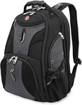 SwissGear Unisex's 1900 Scansmart TSA 17-inch Laptop Backpack, Grey/Black, 19