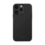 Coque en Suède Alcantara pour Apple iPhone 14 Pro Max, Minuit Noir - Neuf