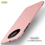 Rose Gold Yhteensopiva Huawei Mate 40 Pro Mofi Frosted Pc:N Erittäin Ohuen Kovakotelon Kanssa