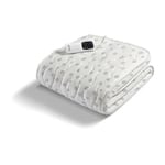 Imetec - Surmatelas Chauffant 1 Place Adapto, 150x80cm - 6 Températures - 100% Coton Chauffage Rapide - Température Constant