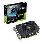 ASUS Phoenix Nvidia GeForce GTX 1630 Carte Graphique Gaming 4 Go (mémoire GDDR6, PCIe 3.0, 1 x HDMI 2.0b, 1 x DVI, 1 x DisplayPort 1.4, PH-GTX1630-4G)