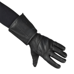 Course MC-Handsker Classic Leather, Sort