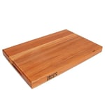 Boos Block Cherry Wood Chopping Board - Thick Wooden Chopping Board - Butchers Block Chopping Board - Safe for Food Preparation - Extra Large Chopping Board - 24 x 18 x 1.5 Inches