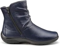 Hotter Whisper, Bottes Souples femme - Bleu (marine-LEA) 38 EU