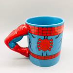 Super Hero Cup Keramik Beefcake Muskulös Design Kreativ Mugg 3D Tecknad Dricksmjölk Kaffekopp För Barn Fans Spiderman