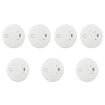 7 x Aico Ei146E Smoke Alarms Mains/Battery Optical /Photoelectric