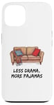 Coque pour iPhone 13 Pyjama introverti pour l'anxiété sociale Stay at Home Zone de confort