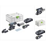 Rtsc 400-Basic Battery Ponceuse vibrante 18 v 80 x 130 mm brushless + 1x batterie 3,0 Ah + chargeur + systainer - Festool