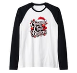 Christmas of the Claus Brothers Christmas Pajamas Boys Raglan Baseball Tee