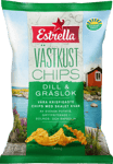 Estrella Västkustchips Dill & Gräslök 180g