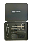 Man Stuff 5 Pc Travel Survival Kit Male Grooming Manicure Set Gift Secret Santa