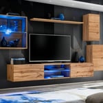 Ensemble Meuble TV "Switch XXIII" 250cm Naturel