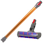 Soft Roller Hard Floor Turbine Tool for DYSON V11 SV14 Vacuum + Orange Rod Wand