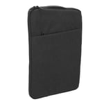 Tablet Sleeve Case Yksinkertainen tyylikäs vedenpitävä Oxford Fabric Anti Impact Light Bag IOS Tablet 15,6" Travel Office Tummanharmaa