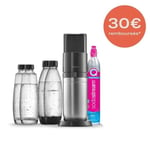 SodaStream DUO Machine a Eau Pétillante-Pack 2 Carafes en Verre 1L+2 Bouteill...