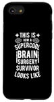 Coque pour iPhone SE (2020) / 7 / 8 Best Brain Surgery Hair Don't Care | Survivant de chirurgie cérébrale