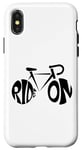 Coque pour iPhone X/XS Ride On - Vélo - Cyclisme