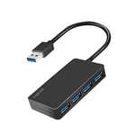 LogiLink Hub USB 3.2 (Gen1) 4 Ports avec Protection Contre Les surintensités et Les surtensions