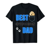 Cavapoochon in pocket Puppy Dog Lover cute Best Poodle Dad T-Shirt