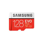 Samsung EVO Plus MB-MC128HA - Carte mémoire flash (adaptateur microSDXC vers SD inclus(e)) - 128 Go - UHS-I U3 / Class10 - microSDXC UHS-I