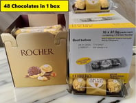 48 Pieces Ferrero Rocher Chocolate Gift Box 600g T3 Hazelnut & Milk Chocolate