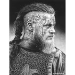 Fine Art Prints Grande Affiche Murale de Ragnar Vikings Wayne Maguire Wayne Maguire Papier Épais 18X24 LFWM0011