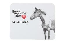 Akhal-Teke sous-main de souris avec cheval Art-Dog